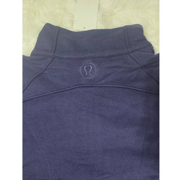 Lululemon Scuba Oversized Half Zip funnel neck Size 12 Navy - Picture 6 of 6